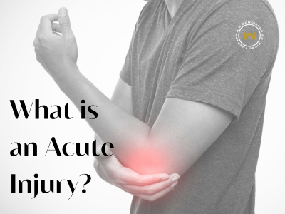Immediate treatment is sought to release the pressure of the pain instantly. However, being able to know if it’s an acute injury can go a long way to treating the injury.
